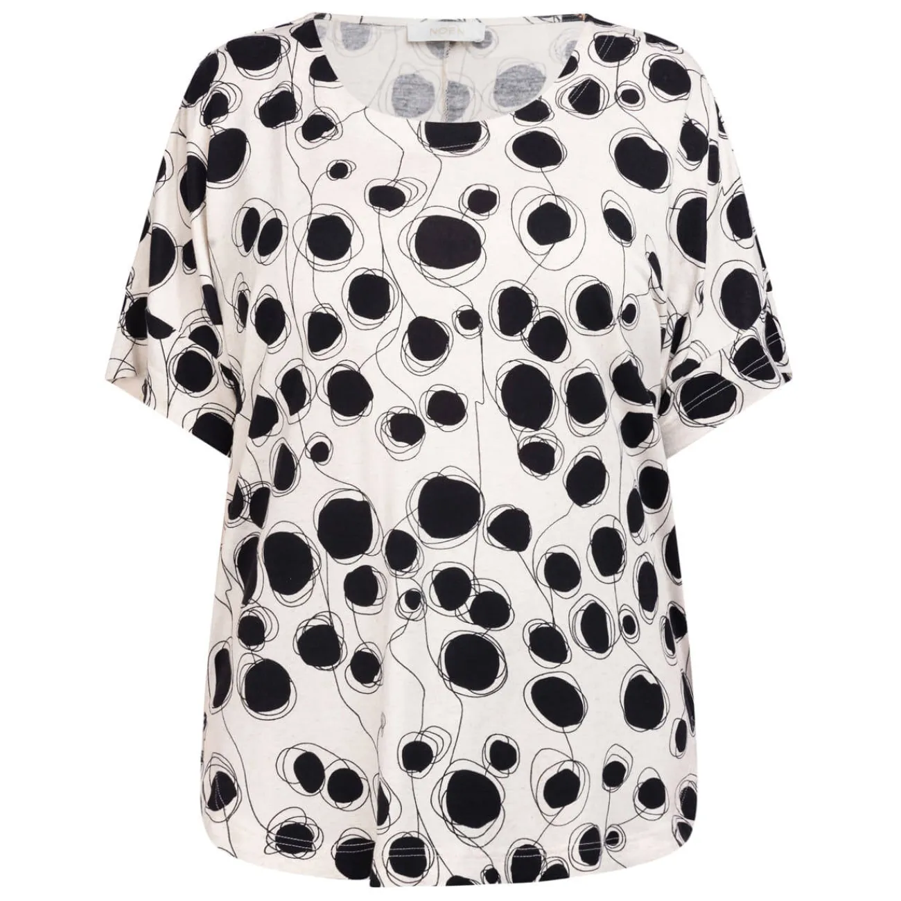 Best Godske Noen Jersey Spot Print Top Beige