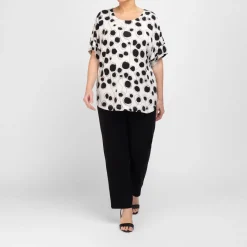 Best Godske Noen Jersey Spot Print Top Beige