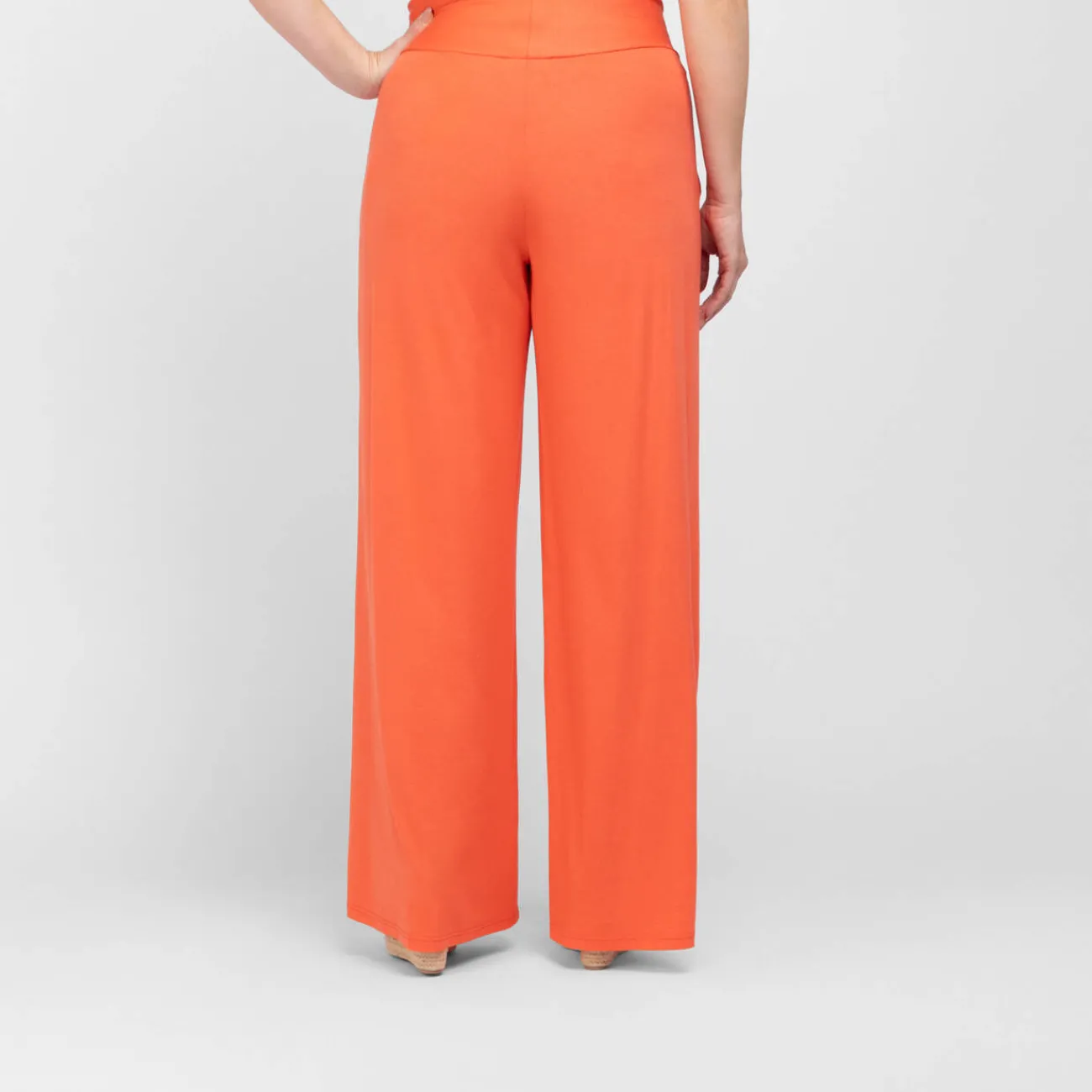 New Godske Noen Jersey Trousers Coral