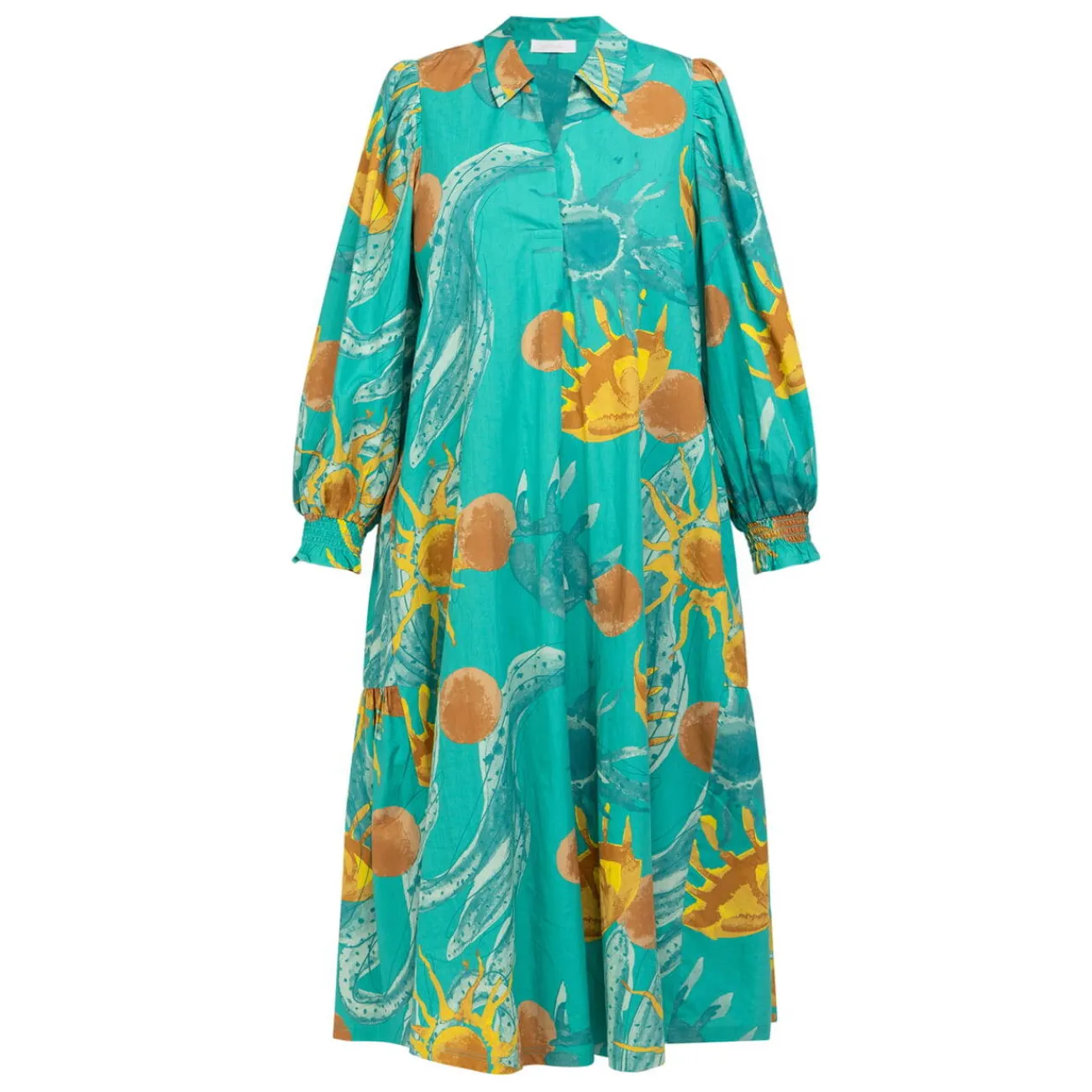 Sale Godske Noen Poplin Dress Green