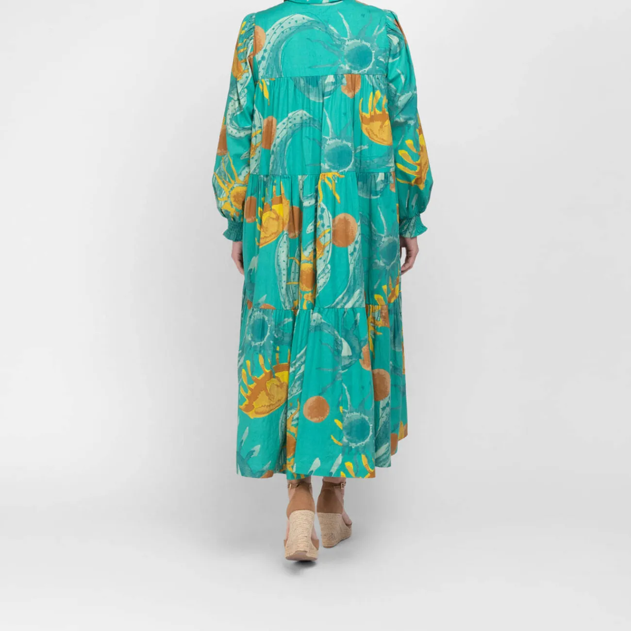 Sale Godske Noen Poplin Dress Green