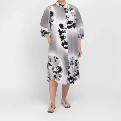 Sale Godske Noen Poplin Dress Grey