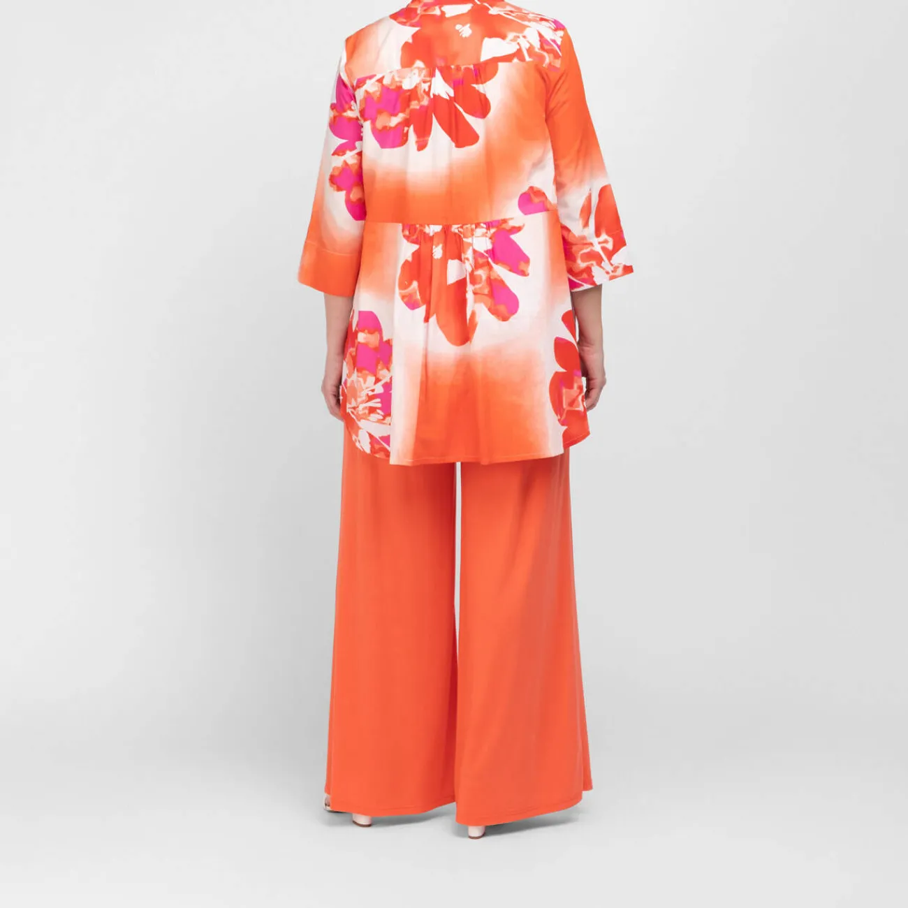 Fashion Godske Noen Poplin Printed Shirt Orange