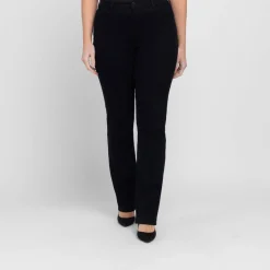 Sale NYDJ STRAIGHT LEG BLACK JEANS