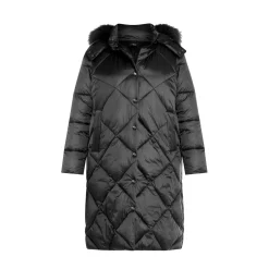 New Persona by Marina Rinaldi QUILTED PUFFER BLACK