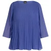 Fashion Persona by Marina Rinaldi Pleated Tunic Cornflower Blue