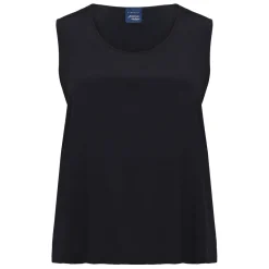 New Persona Elegante Persona By Marina Rinaldi Silk Acetate Vest Optional Sleeve Black