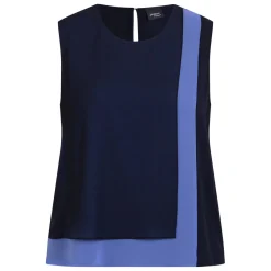 Clearance Persona by Marina Rinaldi Georgette Top Navy