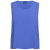 Clearance Persona by Marina Rinaldi Vest with Optional Sleeves Cornflower Blue
