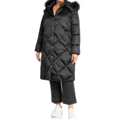New Persona by Marina Rinaldi QUILTED PUFFER BLACK