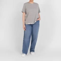Discount Persona by Marina Rinaldi T-Shirt Grey