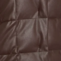Discount Persona by Marina Rinaldi FAUX-LEATHER PUFFER BROWN
