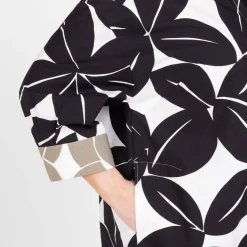 Fashion Persona by Marina Rinaldi Printed Shirt Dress Khaki