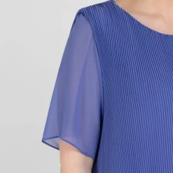 New Persona by Marina Rinaldi Dress With Optional Sleeves Cornflower Blue