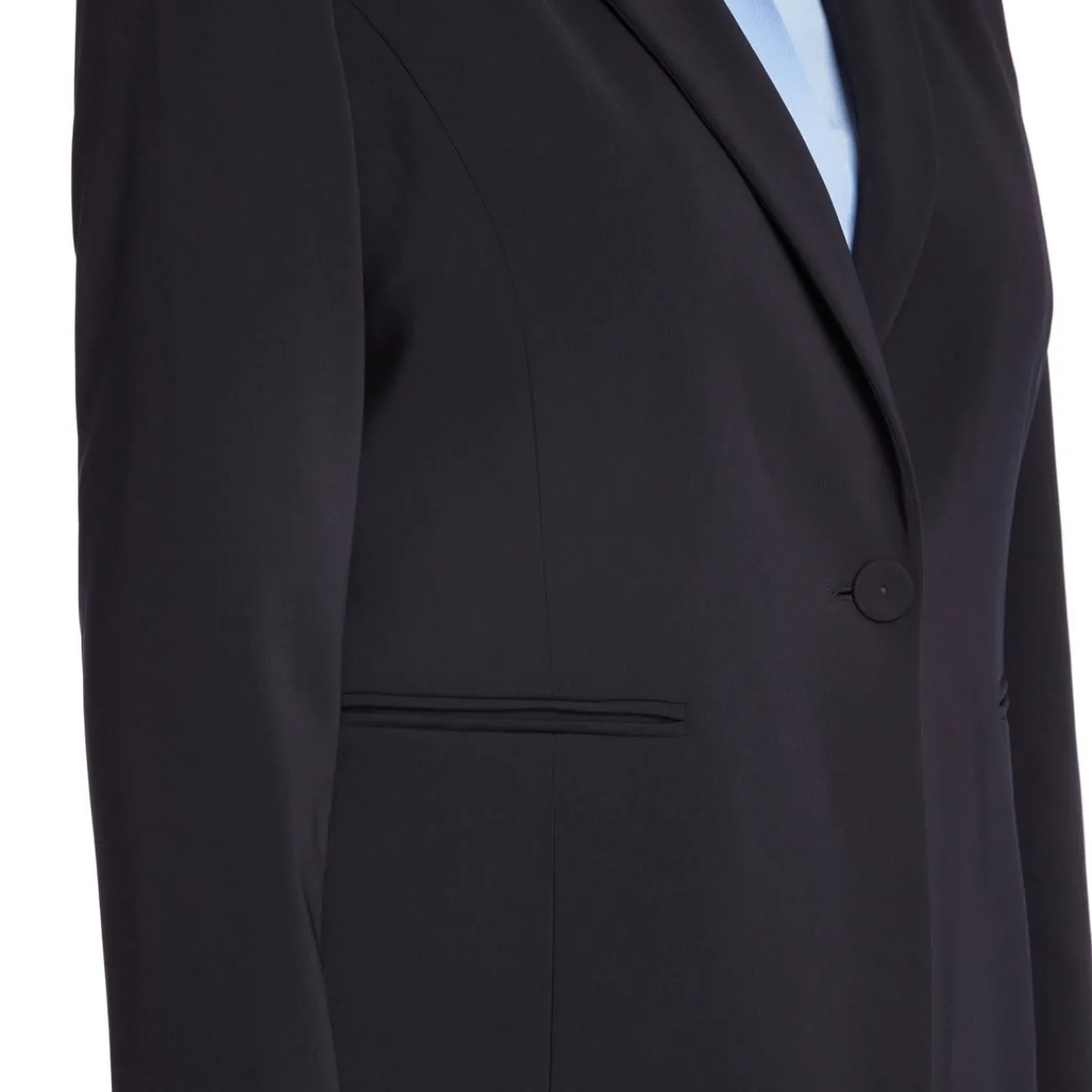 Online Persona Elegante Persona by Marina Rinaldi Stretch Cady Blazer Navy