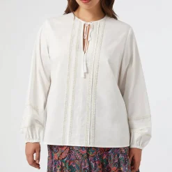 Discount Persona by Marina Rinaldi Tunic Cotton Ivory