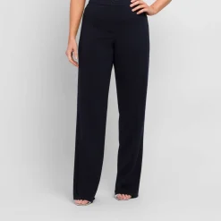 Clearance Persona Elegante Persona By Marina Rinaldi Stretch Cady Trousers Navy