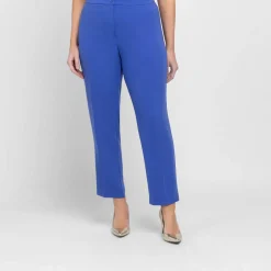 Best Persona By Marina Rinaldi Trousers Cornflower Blue