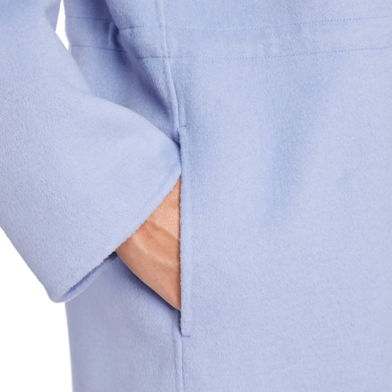 Outlet Persona by Marina Rinaldi HOODED COAT AZURE