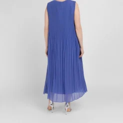 New Persona by Marina Rinaldi Dress With Optional Sleeves Cornflower Blue