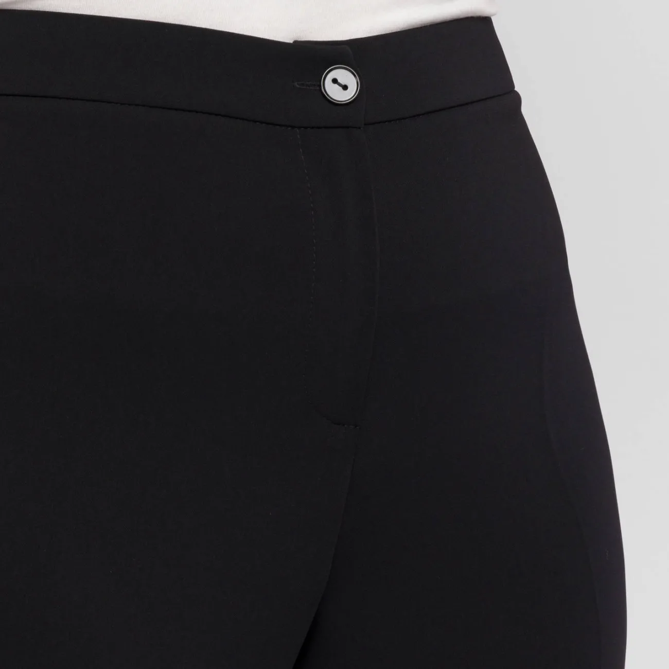 Discount Persona Elegante Persona By Marina Rinaldi Stretch Cady Trousers Black