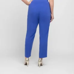 Best Persona By Marina Rinaldi Trousers Cornflower Blue