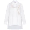 Fashion Piero Moretti Rope Embroidery Shirt White