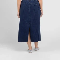Hot Samoon By Gerry Weber Samoon Denim Midi Skirt