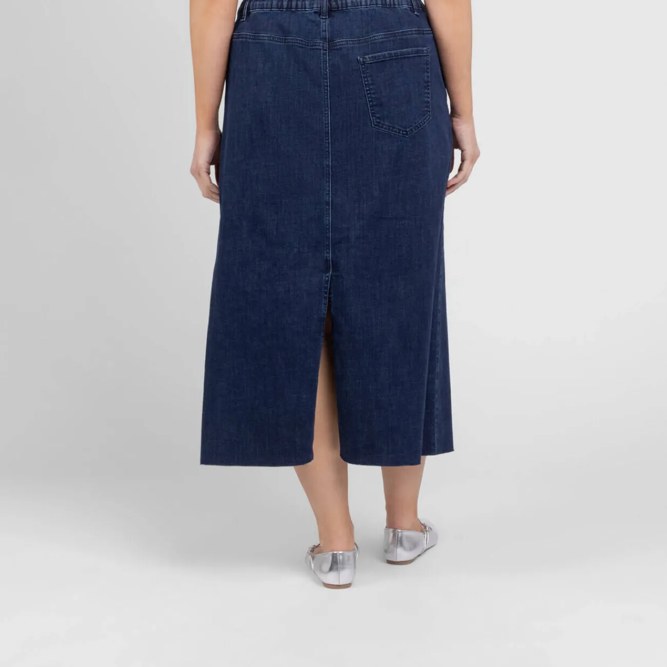 Hot Samoon By Gerry Weber Samoon Denim Midi Skirt