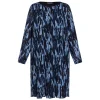 Best Samoon By Gerry Weber Samoon Pleated Animal Print Dress Blue