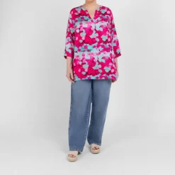 Fashion Samoon By Gerry Weber Samoon Tunic Pink and Aqua