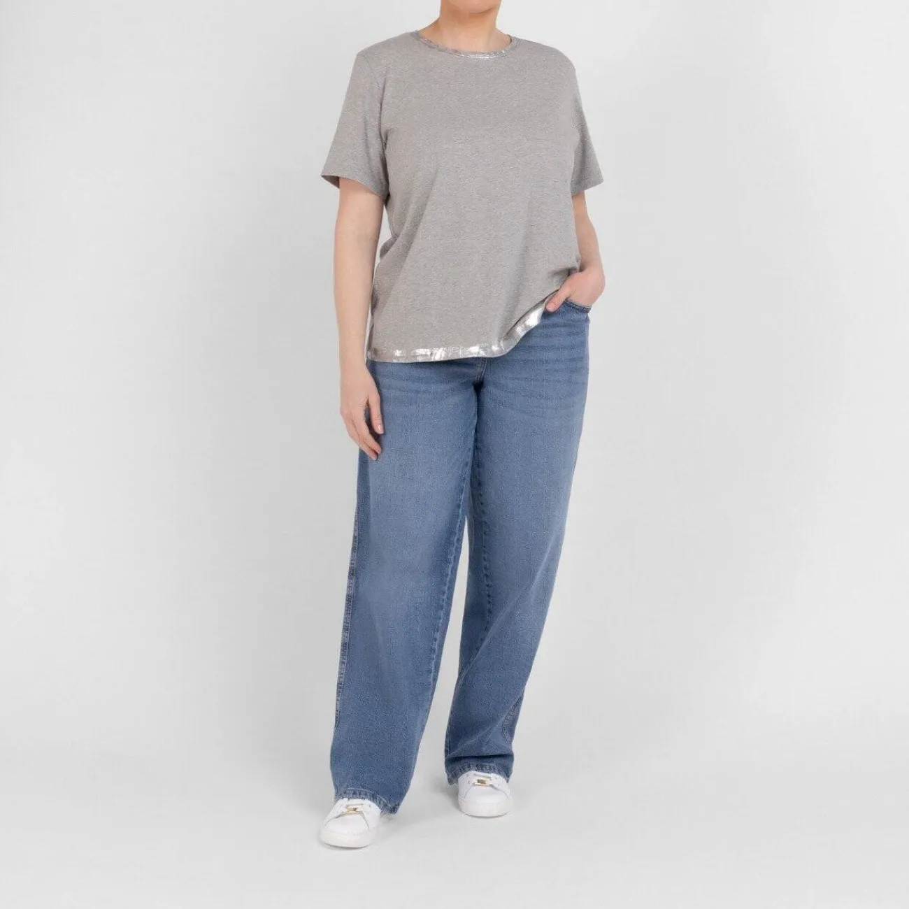 Clearance Samoon By Gerry Weber Samoon Wide Leg Jeans Light Blue