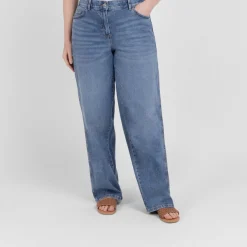 Clearance Samoon By Gerry Weber Samoon Wide Leg Jeans Light Blue