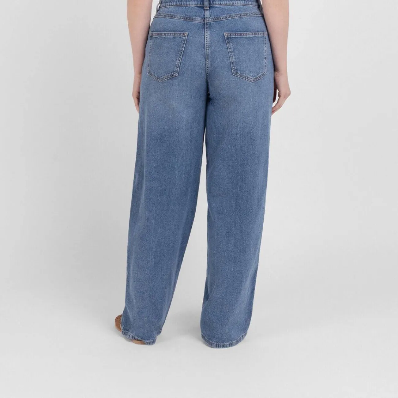 Clearance Samoon By Gerry Weber Samoon Wide Leg Jeans Light Blue