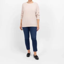Sale Sandra Portelli Ribbed Cashmere Sweater Oyster