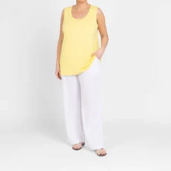 Hot BIGGI M SeeYou by Stretch Jersey Vest Yellow