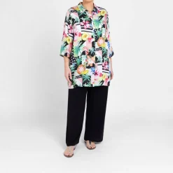 Outlet BIGGI M SeeYou by Tropical Print Shirt Multi-Colour