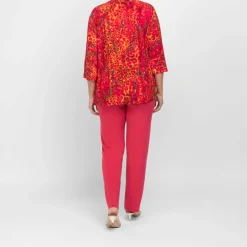 Hot Tia Jacket Print Coral