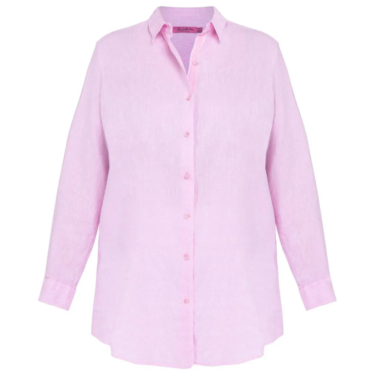 Hot Spanish Shirt Company Tinta & Bariloche Cotton Linen Shirt Pink