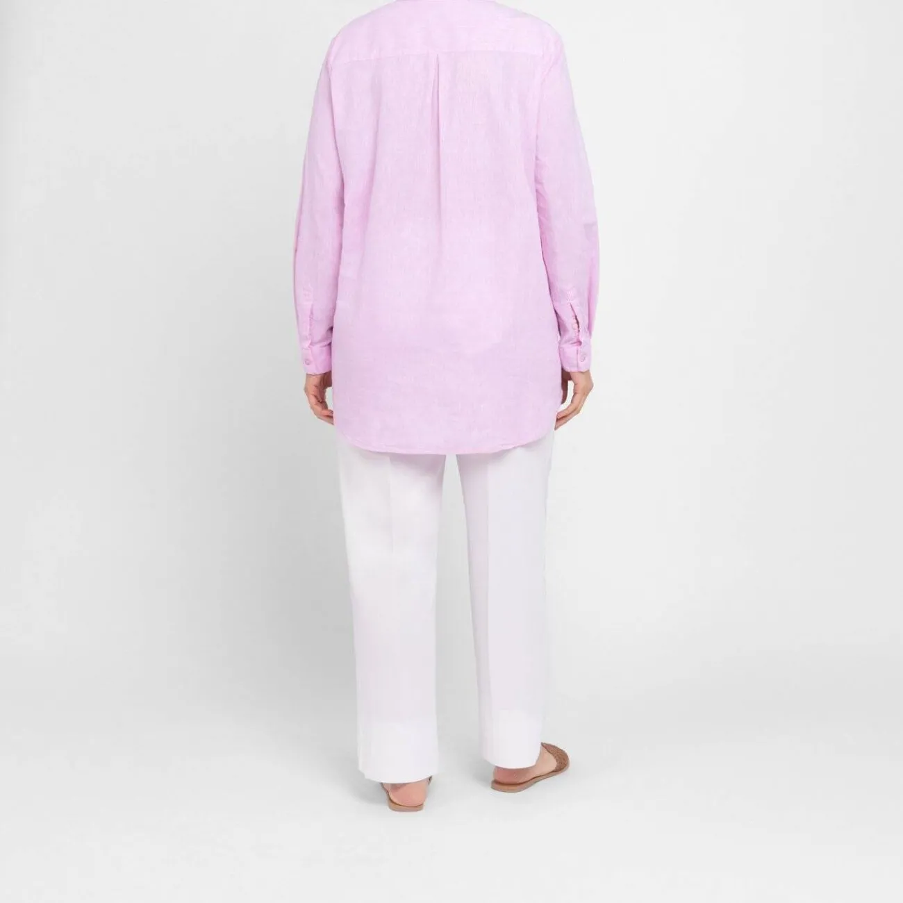 Hot Spanish Shirt Company Tinta & Bariloche Cotton Linen Shirt Pink