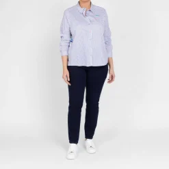 New Spanish Shirt Company Tinta & Bariloche Stripe Shirt With Cocktail Print Back
