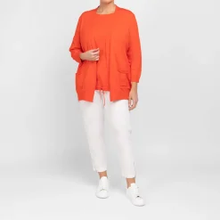 Clearance Verpass Knitted Tunic Coral