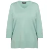 Discount Verpass Knitted Tunic Sage Green