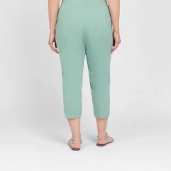 Best Verpass Pull On Trousers 7/8 Aloe Green
