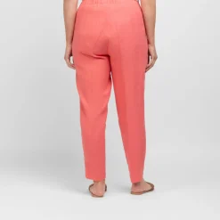 Best Verpass Pull-On Linen Trouser Coral
