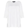 Discount Verpass STRETCH JERSEY TOP WHITE