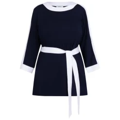 Clearance Yoek Belted Tunic Navy