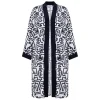 New Yoek Jersey Kimono Navy