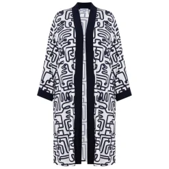 New Yoek Jersey Kimono Navy