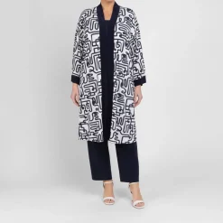 New Yoek Jersey Kimono Navy